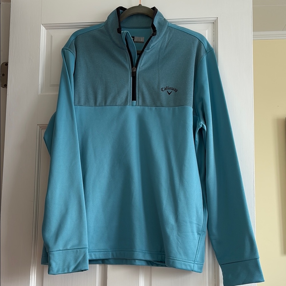 Callaway Blue Quarter-Zip Pullover